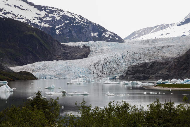 Vista panorámica del glaciar - foto de stock
