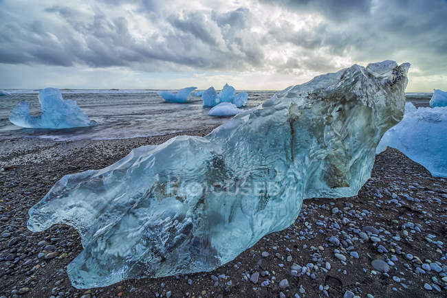 Ao longo da costa sul da Islândia — Fotografia de Stock