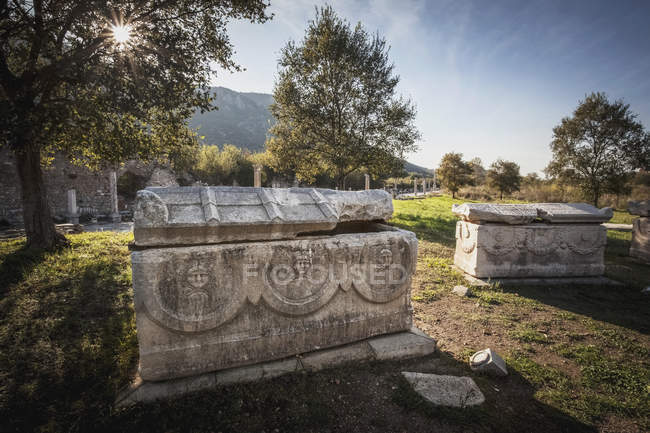 Ancient ossuary in Turkey — Stock Photo