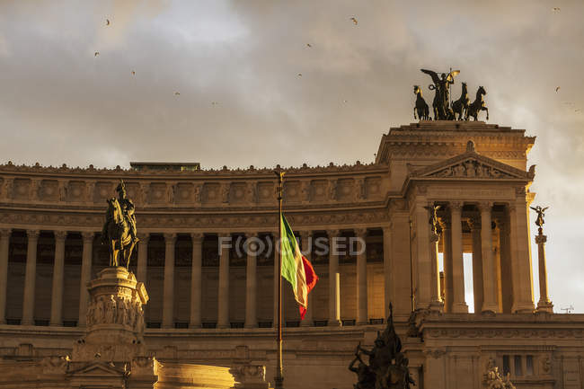 Statua di Vittorio Emanuele — Foto stock