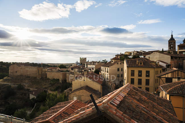 City walls and houses — Stock Photo