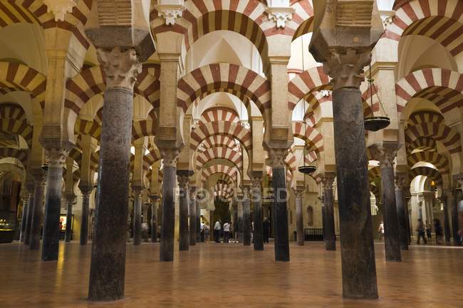 Interno di La Mezquita — Foto stock