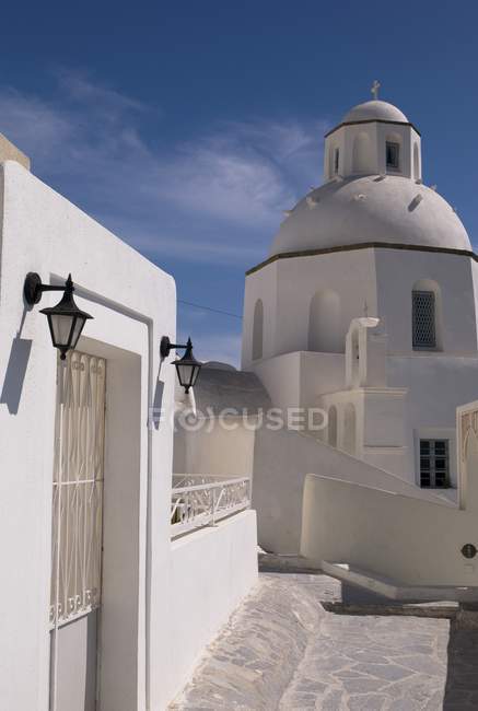 Arquitectura griega, Santorini - foto de stock