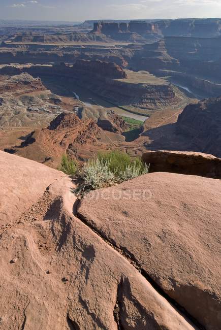 Колорадо Ривер и камни — стоковое фото