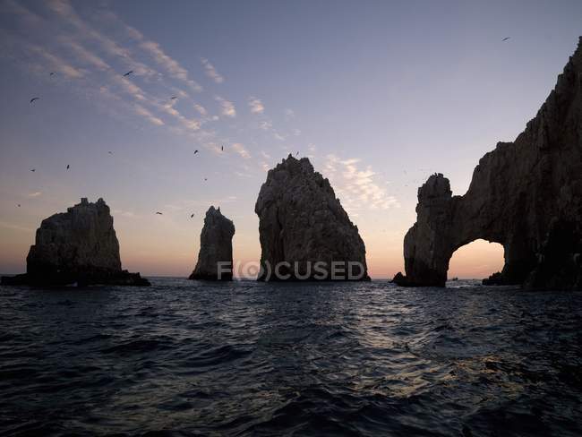 Vista de rochas em El Arco — Fotografia de Stock