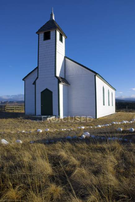 Morley Church on field — Stock Photo