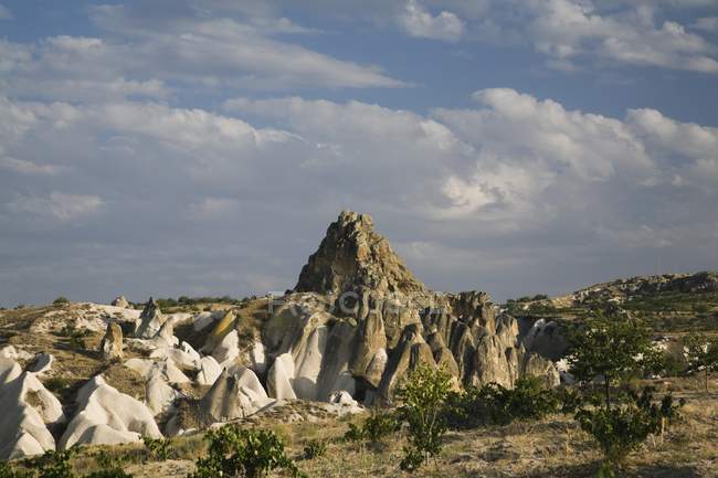 Formações rochosas vulcânicas, Goreme — Fotografia de Stock