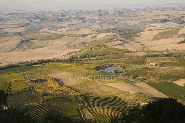 Felder der Toskana, Italien — Stockfoto