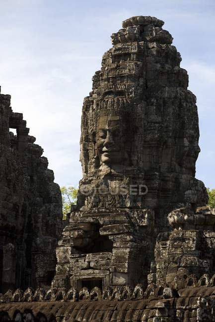 Храм Байон в Ангкоре — стоковое фото