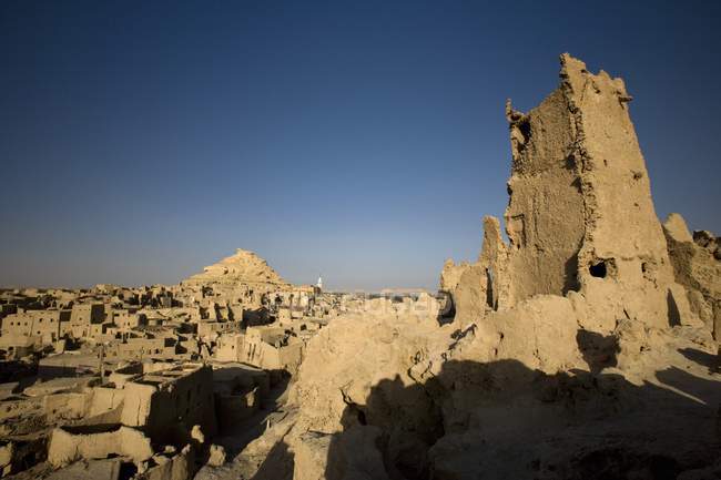 Fortaleza del siglo de Shali - foto de stock