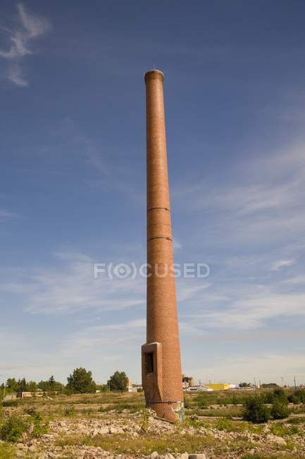 Красная кирпичная башня — стоковое фото