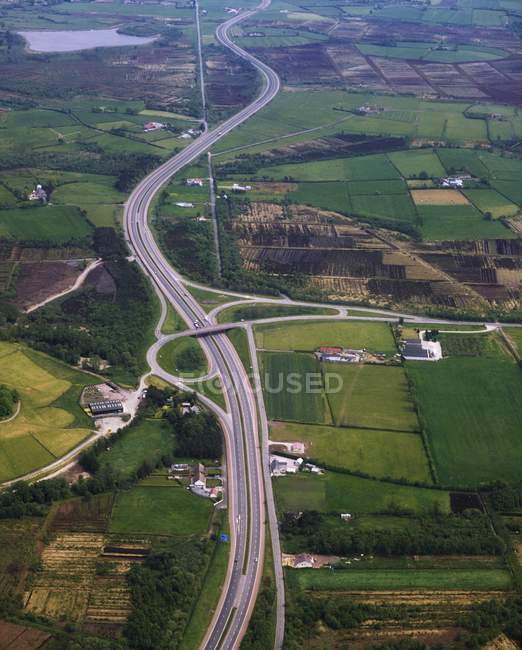 Comté d'Armagh, autoroute M1 — Photo de stock