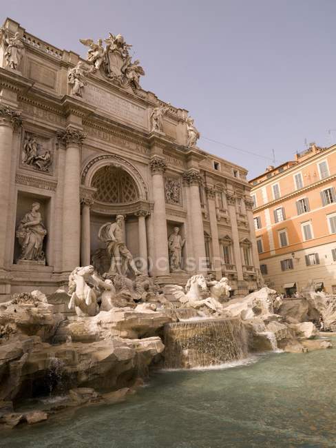 Trevi-Brunnen, Rom, Italien — Stockfoto