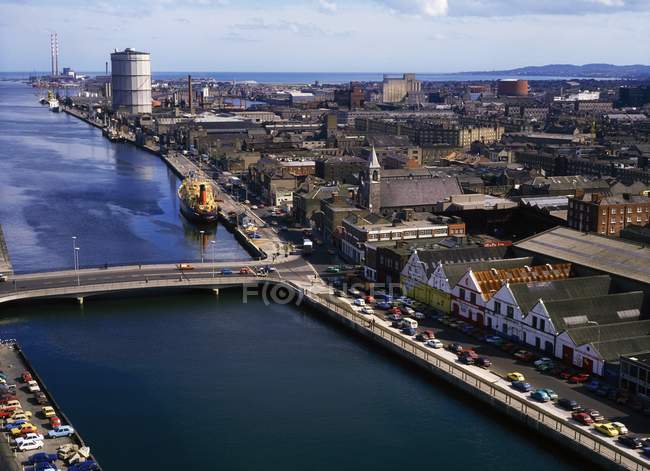 River Liffey in Dublin — Stockfoto