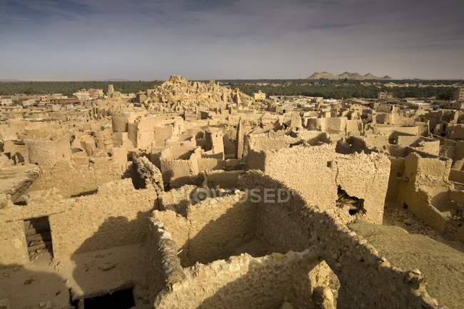 Festung von shali in Ägypten — Stockfoto