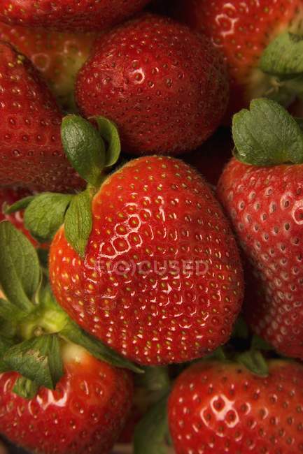 Rohe rote Erdbeeren — Stockfoto