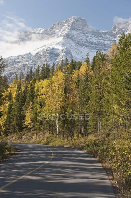 Cascadas de las montañas, el Parque Banff - foto de stock