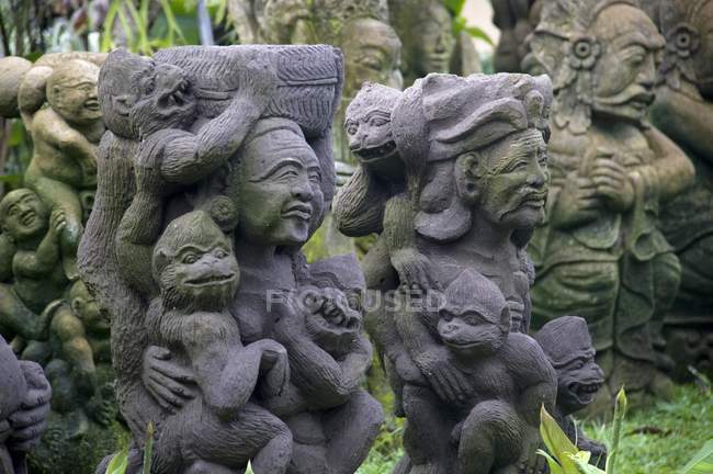 Statue balinesi durante il giorno — Foto stock