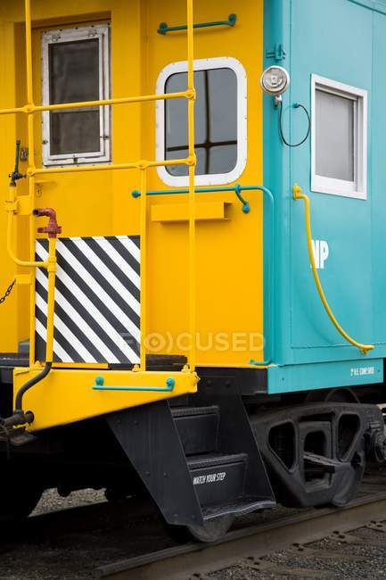 Caboose At The Railroad Museum — Stock Photo
