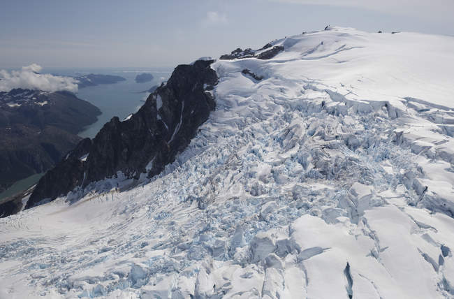 Nordwestlicher Gletscher, nordwestlicher Fjord, kenai fjords nationalpark; alaska, vereinigte staaten von amerika — Stockfoto