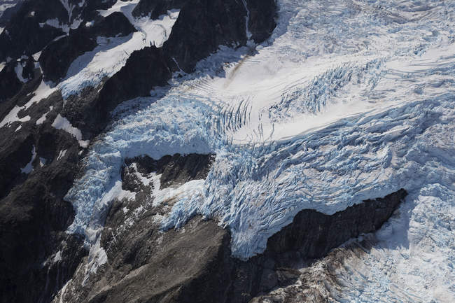 Nordwestlicher Gletscher, nordwestlicher Fjord, kenai fjords nationalpark; alaska, vereinigte staaten von amerika — Stockfoto