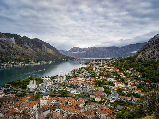 View from Kotor Fortress; Kotor, Montenegro — Stock Photo