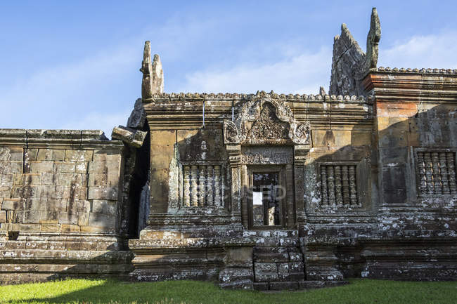 Гопура III, Храм Преах Вихеар; Преах Вихеар, Камбоджа — стоковое фото