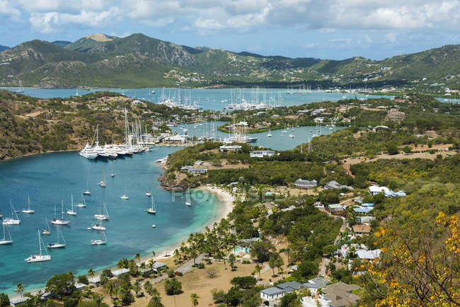 Puerto Inglés; Shirley Heights, Antigua y Barbuda - foto de stock