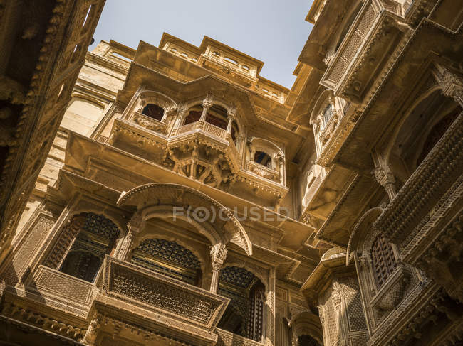 Patwon Ki Haveli ; Jaisalmer, Rajasthan, Inde — Photo de stock