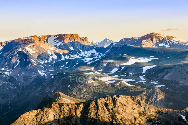 View from the Beartooth Highway; Cody, Wyoming, United States of America — Stock Photo