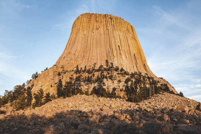 Devils Tower National Monument; Wyoming, Estados Unidos da América — Fotografia de Stock