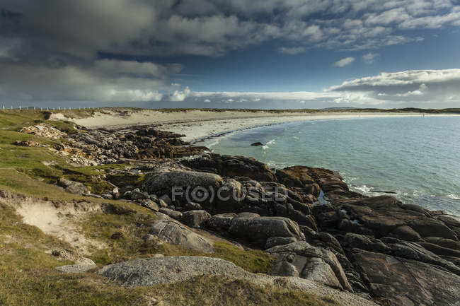 Dogs bay beach, Wild Atlantic Way, Connemara, County Galway, Irlanda - foto de stock