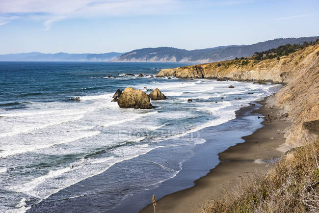 Blues beach im nordkalifornien, westport, kalifornien, vereinigte staaten von amerika — Stockfoto