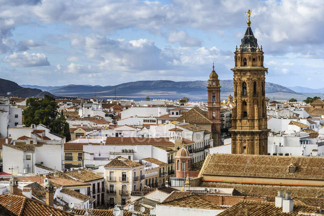 Malerischer Blick auf die Stadt antequera, antequera, malaga, spanien — Stockfoto