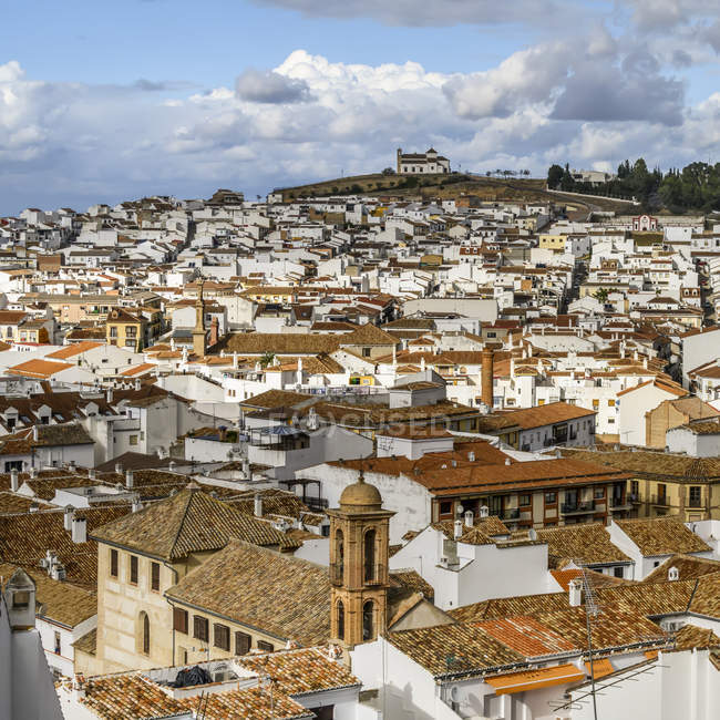Scenic view of The town of Antequera, Antequera, Malaga, Spain — Stock Photo