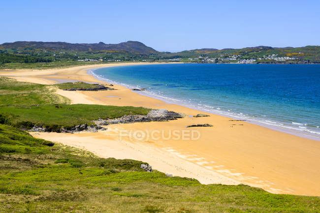 Portsalon Beach, Ballymastoker Bay, Irlande du Nord, Portsalon, comté de Donegal, Irlande — Photo de stock
