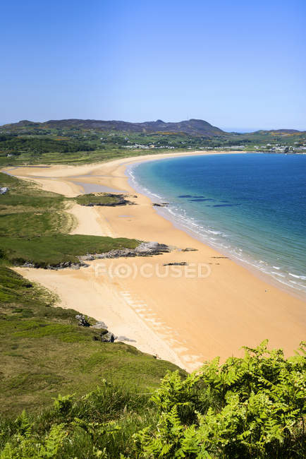 Portsalon Beach, Ballymastoker Bay, Irlande du Nord, Portsalon, comté de Donegal, Irlande — Photo de stock