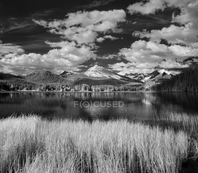 Auke Lake, Montagne Costiere, Juneau, Alaska, Stati Uniti d'America — Foto stock