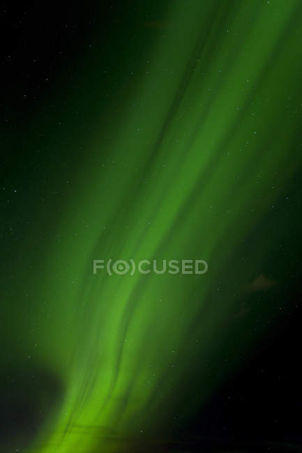 Northern Lights au-dessus du champ de glace Juneau, forêt nationale des Tongass ; Alaska, États-Unis d'Amérique — Photo de stock
