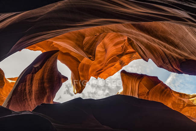 Malerische Ansicht der schönen und berühmten oberen Antilopenschlucht, arizona, vereinigte Staaten von Amerika — Stockfoto