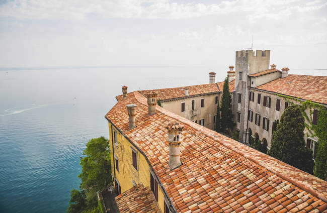 Veduta del Golfo di Trieste dal Castello di Duino; Italia — Foto stock