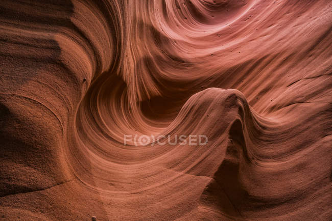 Мальовничий вид на величний слот каньйону, відомий як Каньйон Ратленаке; Page, Арізона, Сполучені Штати Америки — стокове фото