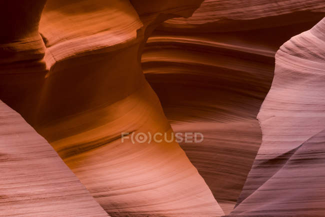 Scenic view of majestic Slot canyon known as Rattlesnake Canyon; Page, Arizona, United States of America — Stock Photo