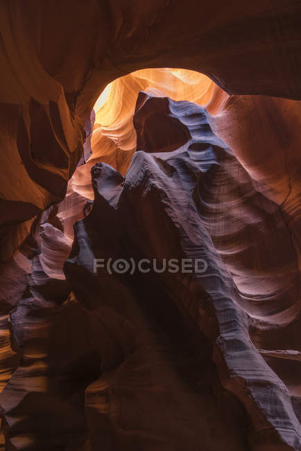Vista panorâmica do belo e famoso Upper Antelope Canyon, Arizona, Estados Unidos da América — Fotografia de Stock