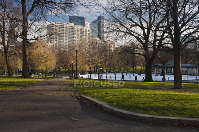 Malerische Ansicht der Stadtlandschaft Boston, Suffolk County, massachusetts, USA — Stockfoto