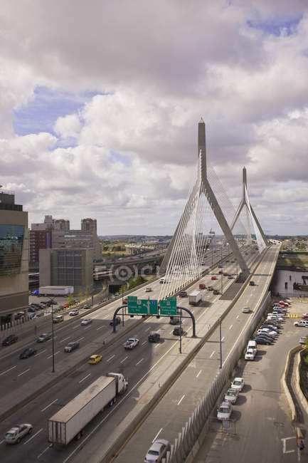 Scenic view of cityscape Boston, Suffolk County, Massachusetts, USA — Stock Photo