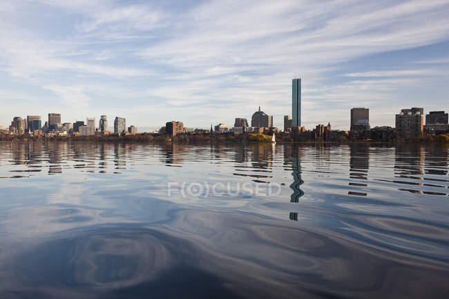 Vue panoramique de la belle ville urbaine de Boston, comté de Suffolk, Massachusetts, États-Unis — Photo de stock