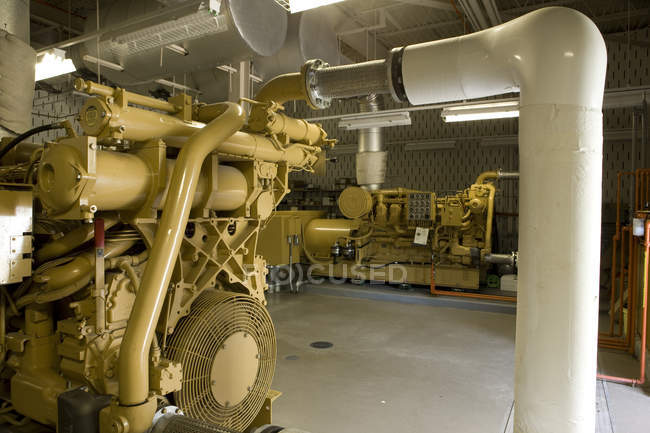 Sludge lines in a water treatment plant — Stock Photo