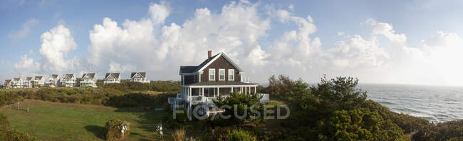 Vacation homes on Block Island, Rhode Island, USA — Stock Photo