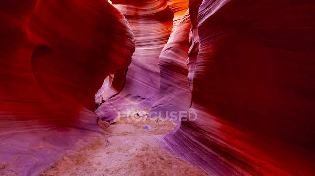 Malerische Ansicht der unteren Antilopenschlucht; Seite, arizona, vereinigte Staaten von Amerika — Stockfoto